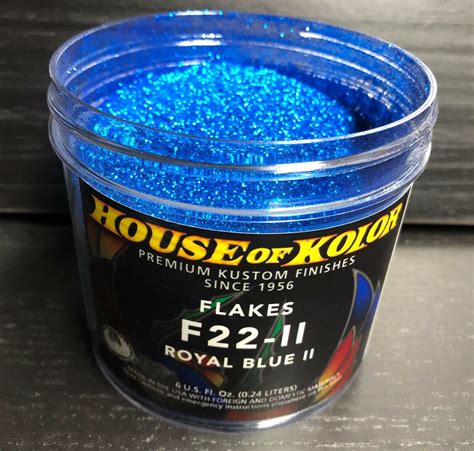 house of kolor metal flake size|house of colors chart.